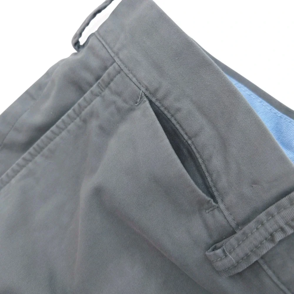 Polo Ralph Lauren Chino Shorts Mens 46B Stretch Classic Fit Gray Big & Tall